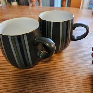 Denby Jet Stripes Mugs (2)